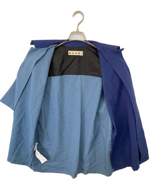 MARNI（マルニ）MARNI (マルニ) オープンカラーシャツ　開襟シャツ　バイカラー　CUMU0213QU ブルー サイズ:48の古着・服飾アイテム