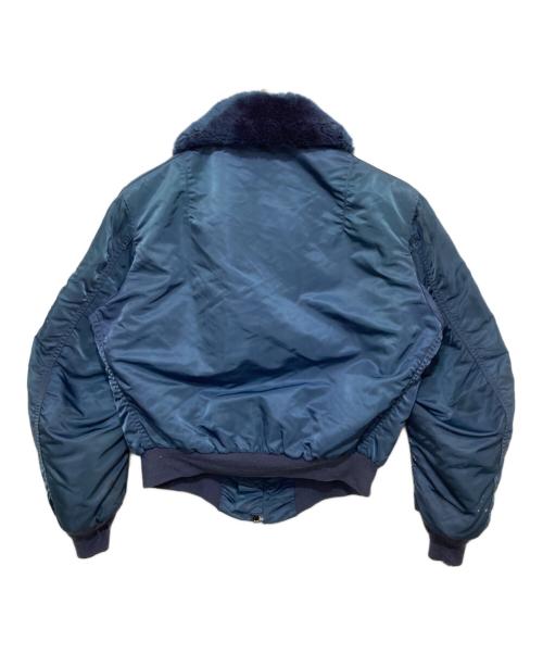ALPHA（アルファ）ALPHA (アルファ) フライトジャケット　ミリタリージャケット　Flight jacket military ブルゾン　B-15C ネイビー サイズ:Sの古着・服飾アイテム