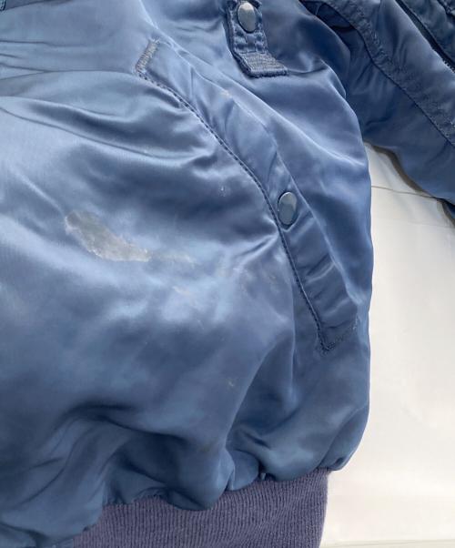 ALPHA（アルファ）ALPHA (アルファ) フライトジャケット　ミリタリージャケット　Flight jacket military ブルゾン　B-15C ネイビー サイズ:Sの古着・服飾アイテム