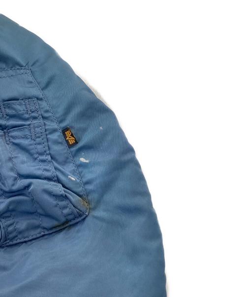 ALPHA（アルファ）ALPHA (アルファ) フライトジャケット　ミリタリージャケット　Flight jacket military ブルゾン　B-15C ネイビー サイズ:Sの古着・服飾アイテム