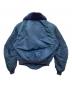ALPHA (アルファ) フライトジャケット　ミリタリージャケット　Flight jacket military ブルゾン　B-15C ネイビー サイズ:S：15000円