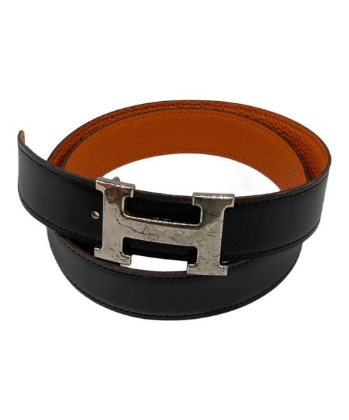 HERMES（エルメス）HERMES (エルメス) Hバックルコンスタンスベルト ブラック サイズ:80の古着・服飾アイテム