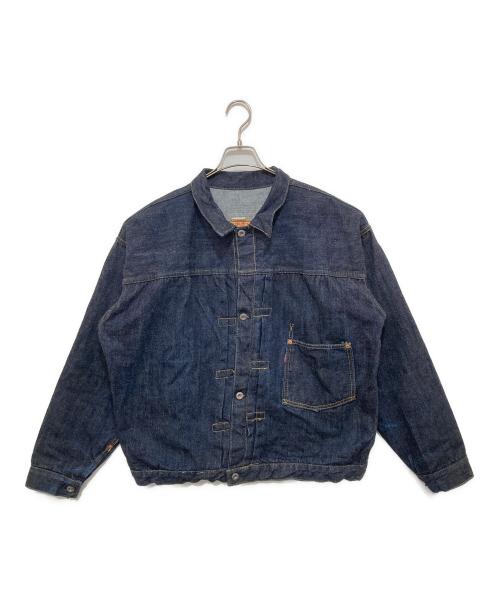 one piece of rock（ワンピースオブロック）one piece of rock (ワンピースオブロック) S406XXX Ｍ-ＷＷⅡ デニムジャケット ネイビー サイズ:50の古着・服飾アイテム