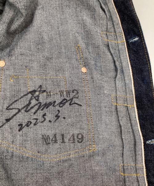 one piece of rock（ワンピースオブロック）one piece of rock (ワンピースオブロック) S406XXX Ｍ-ＷＷⅡ デニムジャケット ネイビー サイズ:50の古着・服飾アイテム