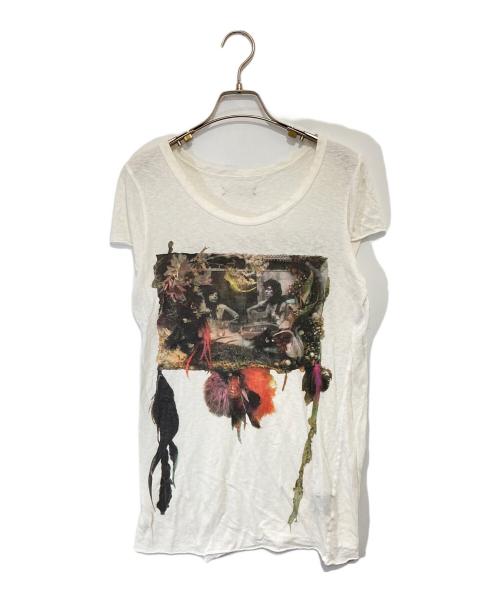 IF SIX WAS NINE（イフシックスワズナイン）IF SIX WAS NINE (イフシックスワズナイン) ROCK OFF M&K HSC-L ホワイトの古着・服飾アイテム