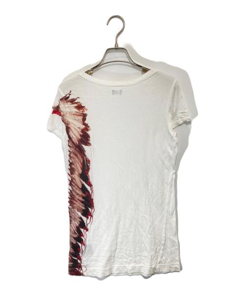 L.G.B（ルグランブルー）L.G.B (ルグランブルー) HEAD DRESS-2/HSV　Tシャツ ホワイトの古着・服飾アイテム