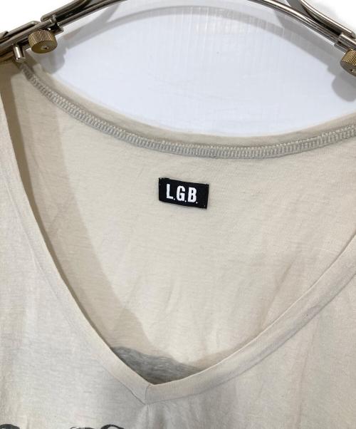 L.G.B（ルグランブルー）L.G.B (ルグランブルー) CAFE BREEZE/HSV　Tシャツ　91364FCW ベージュの古着・服飾アイテム