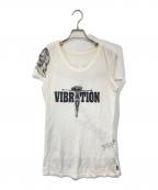 L.G.Bルグランブルー）の古着「MASSAGE-4/HSC　Tシャツ　27001GYM」｜ホワイト