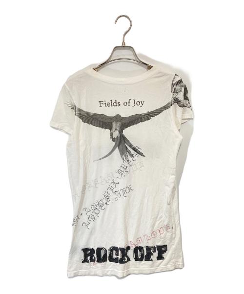 L.G.B（ルグランブルー）L.G.B (ルグランブルー) MASSAGE-4/HSC　Tシャツ　27001GYM ホワイトの古着・服飾アイテム