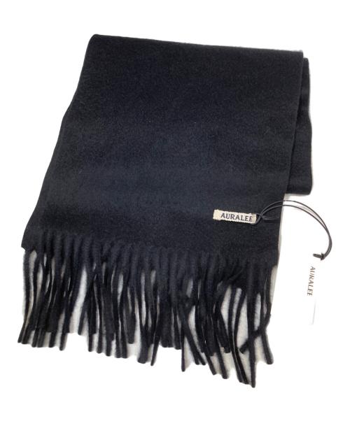 AURALEE（オーラリー）AURALEE (オーラリー) BABY CASHMERE LONG STOLE（ベビーカシミヤロングストール） A24AM12BC ブラックの古着・服飾アイテム