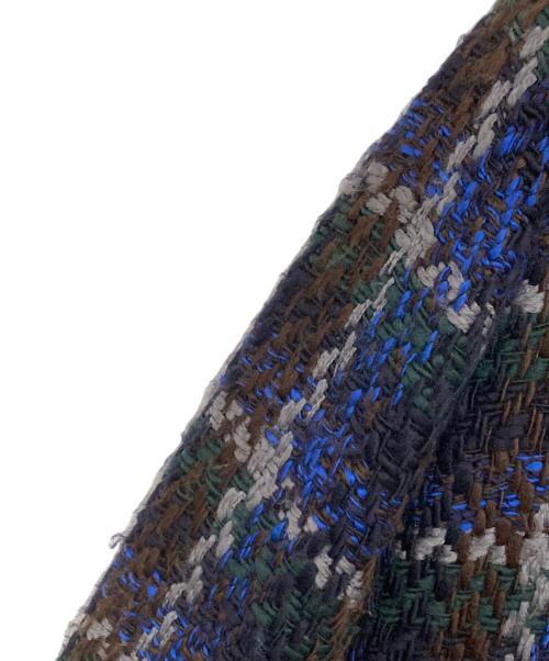 sacai（サカイ）sacai (サカイ) SACAI　サカイ リバーシブルフーデッドツイードコート　Reversible fooded tweed coat　15-00907M ネイビー サイズ:1の古着・服飾アイテム
