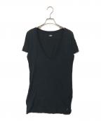 L.G.Bルグランブルー）の古着「DEEP V / HS Tシャツ　TBHT06」｜ブラック