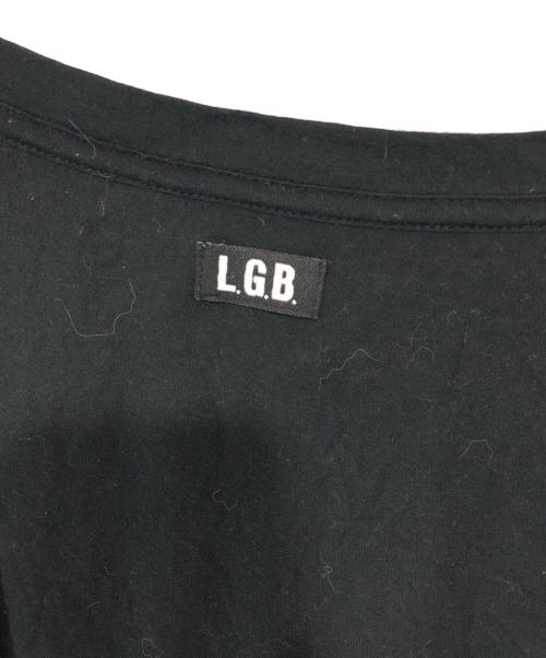 L.G.B（ルグランブルー）L.G.B (ルグランブルー) DEEP V / HS Tシャツ　TBHT06 ブラックの古着・服飾アイテム