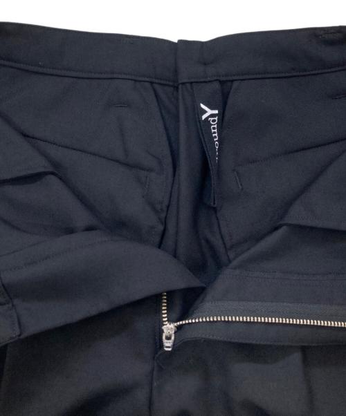 GROUND Y（グラウンドワイ）GROUND Y (グラウンドワイ) Tuck Wide Pants ブラック サイズ:1の古着・服飾アイテム