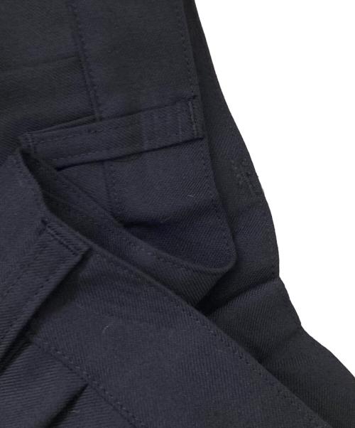 GROUND Y（グラウンドワイ）GROUND Y (グラウンドワイ) Tuck Wide Pants ブラック サイズ:1の古着・服飾アイテム