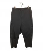 GROUND Yグラウンドワイ）の古着「ウールギャバ サルエルパンツ」｜ブラック