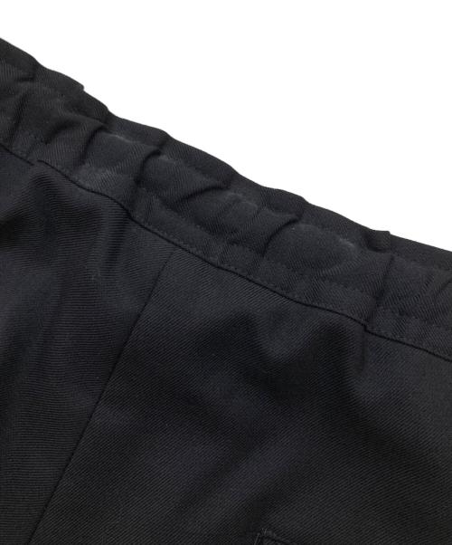 GROUND Y（グラウンドワイ）GROUND Y (グラウンドワイ) ウールギャバ サルエルパンツ ブラック サイズ:3の古着・服飾アイテム