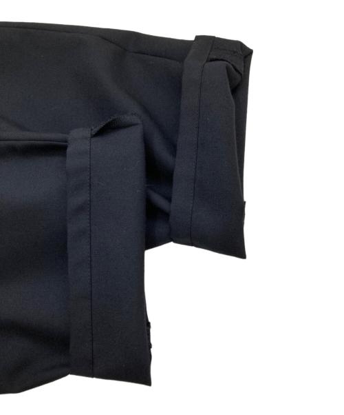 GROUND Y（グラウンドワイ）GROUND Y (グラウンドワイ) ウールギャバ サルエルパンツ ブラック サイズ:3の古着・服飾アイテム