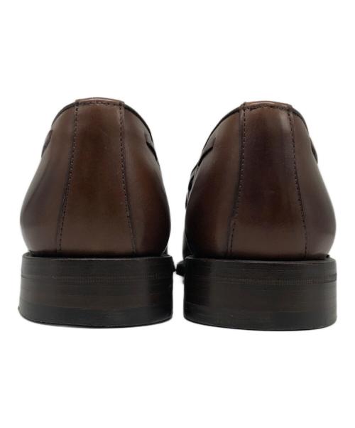 berwick（バーウィック）berwick (バーウィック) タッセルローファー スチールトゥ ブラウン サイズ:5 1/2の古着・服飾アイテム