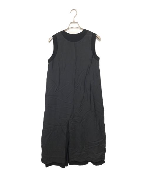 VOLTAGE CONTROL FILTER（ヴォルテージ コントロール フィルター）VOLTAGE CONTROL FILTER (ヴォルテージ コントロール フィルター) Front Lace Up Long Dress　フロントレースアップロングドレス　1123031001 ブラック サイズ:FREEの古着・服飾アイテム