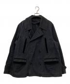 Porter Classicポータークラシック）の古着「キャンバスPコート」｜ブラック