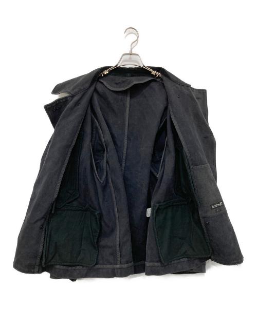 Porter Classic（ポータークラシック）Porter Classic (ポータークラシック) キャンバスPコート ブラック サイズ:XLの古着・服飾アイテム