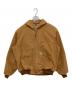 CarHartt（カーハート）の古着「USA製　ACTIVE PARKA　アクティブパーカー　ダックジャケット　ZIP HOODIE」｜ブラウン