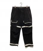 MARITHE+FRANCOIS GIRBAUDマリテフランソワジルボー）の古着「シャトルパンツ」｜ブラック