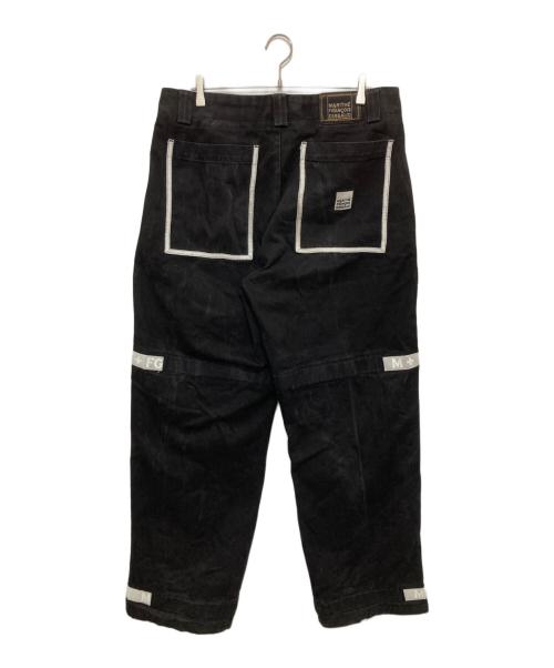 MARITHE+FRANCOIS GIRBAUD（マリテフランソワジルボー）MARITHE+FRANCOIS GIRBAUD (マリテフランソワジルボー) シャトルパンツ ブラック サイズ:36の古着・服飾アイテム