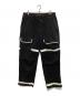 MARITHE+FRANCOIS GIRBAUD（マリテフランソワジルボー）の古着「シャトルパンツ」｜ブラック