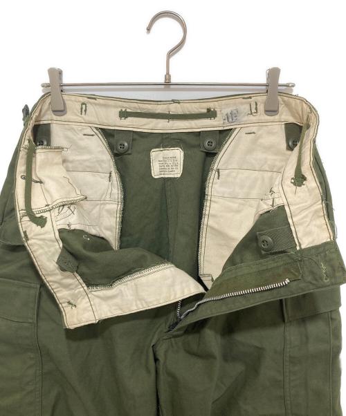 US ARMY（ユーエスアーミー）US ARMY (ユーエスアーミー) 60’s vintage M-65フィールドカーゴパンツ　67年製　アルミジップ　8405-782-2954 オリーブ サイズ:Mの古着・服飾アイテム