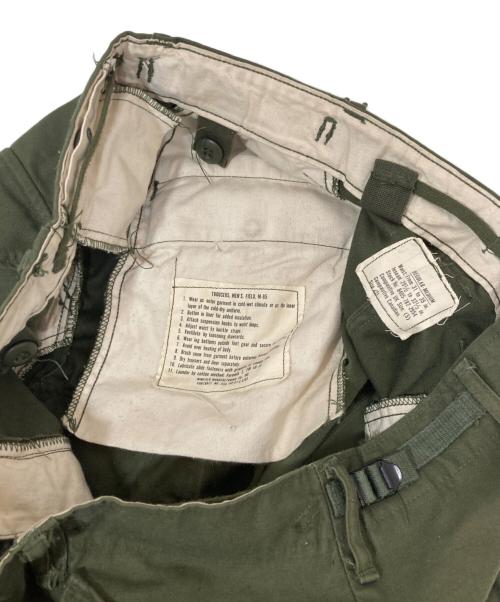 US ARMY（ユーエスアーミー）US ARMY (ユーエスアーミー) 60’s vintage M-65フィールドカーゴパンツ　67年製　アルミジップ　8405-782-2954 オリーブ サイズ:Mの古着・服飾アイテム