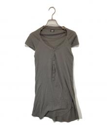 L.G.B（ルグランブルー）の古着「テレコTシャツ　D-HENLY-2/HS」｜カーキ