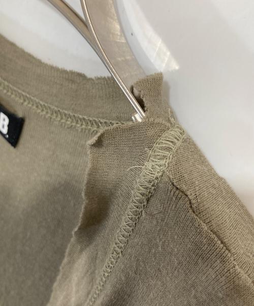 L.G.B（ルグランブルー）L.G.B (ルグランブルー) ノースリーブカットソー カーキの古着・服飾アイテム