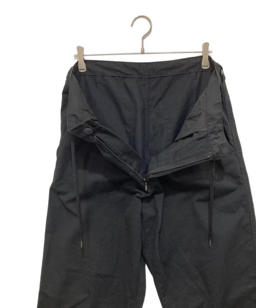 FUMITO GANRYU（フミトガンリュウ）FUMITO GANRYU (フミトガンリュウ) Warm-Up Lab Pant（ウォームアップ ラボ パンツ）FU6-PA-05 / イージーパンツ ブラック サイズ:2の古着・服飾アイテム