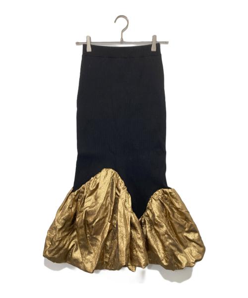 OMMO（オーエムエムオー）OMMO (オーエムエムオー) METALLIC BALLOON KT SK ブラック サイズ:36の古着・服飾アイテム