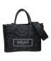 VERSACE（ヴェルサーチェ）の古着「バロッコ アテナ スモール トートバッグ　1011564」｜グレー