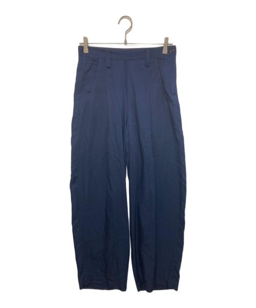 Y's（ワイズ）Y's (ワイズ) キュプラワイドパンツ  YS-P10-207 ネイビー サイズ:1の古着・服飾アイテム