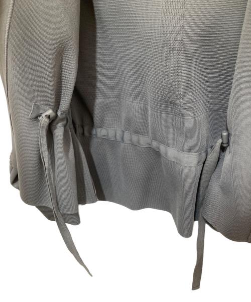 CFCL（シーエフシーエル）CFCL (シーエフシーエル) HIGH TWIST MILAN HOODIE（ハイツイストミランフーディー）　ダブルジップパーカー　CF005KC023・23SS グレー サイズ:１の古着・服飾アイテム