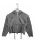 CFCL（シーエフシーエル）の古着「HIGH TWIST MILAN HOODIE（ハイツイストミランフーディー）　ダブルジップパーカー　CF005KC023・23SS」｜グレー
