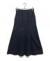 mame kurogouchi (マメクロゴウチ) Trapeze Demin Skirt　トラペーズデニムスカート　ブラックデニム　MM22PF-SK714 ブラック サイズ:2：10000円