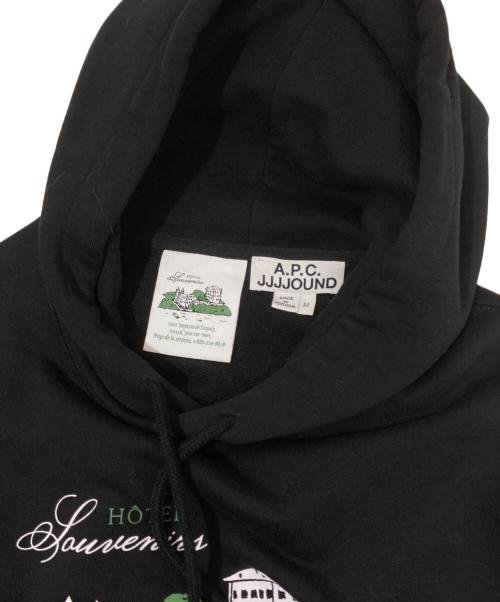 A.P.C.（アーペーセー）A.P.C. (アーペーセー) JJJJound (ジョウンド) Hotel Souvenirs Hoodie ブラック サイズ:Mの古着・服飾アイテム
