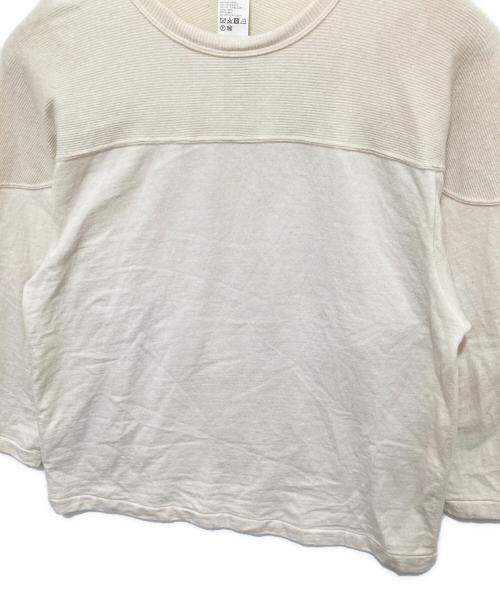COMOLI（コモリ）COMOLI (コモリ) 22AW ウールフットボールTシャツ  Wool football t-shirts　W03-05011 アイボリー サイズ:2の古着・服飾アイテム