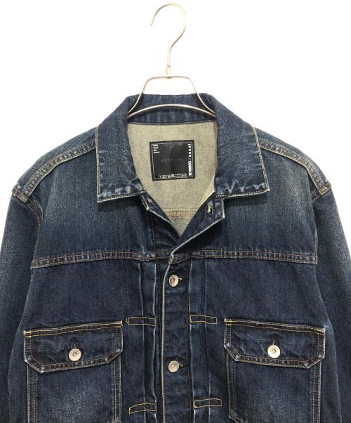 sacai（サカイ）sacai (サカイ) BEYONDEXX (ビヨンデックス) DENIM BLOUSON インディゴ サイズ:3の古着・服飾アイテム