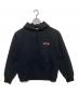 SUPREME（シュプリーム）の古着「ロゴエンブロイダリースウェットパーカー　Hooded Sweatshirt　HF-0836-010・24AW」｜ブラック