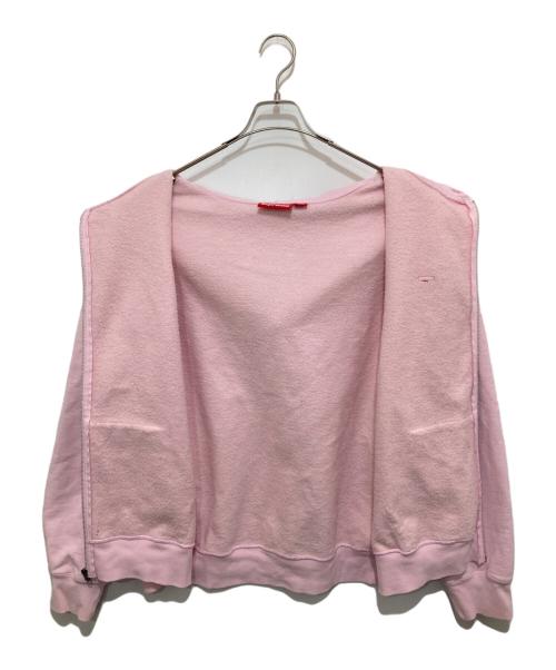 SUPREME（シュプリーム）SUPREME (シュプリーム) Small Box Logo Zip-up Hoodie（スモールボックスロゴジップアップフーディー）24FW ピンク サイズ:Lの古着・服飾アイテム