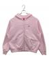 SUPREME（シュプリーム）の古着「Small Box Logo Zip-up Hoodie（スモールボックスロゴジップアップフーディー）24FW」｜ピンク