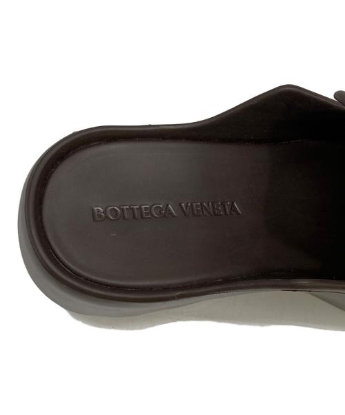 BOTTEGA VENETA（ボッテガベネタ）BOTTEGA VENETA (ボッテガベネタ) ラバーフラッシュ ブラウン サイズ:43の古着・服飾アイテム