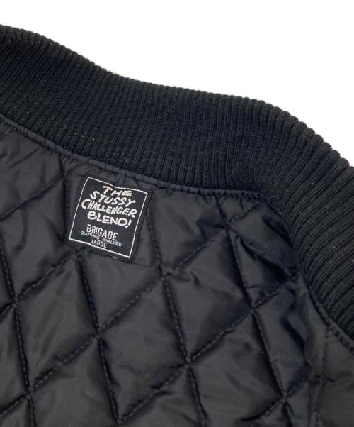 stussy（ステューシー）stussy (ステューシー) CHALLENGER (チャレンジャー) Blend Ice Cream Work Vest（ブレンドアイスクリームワークベスト） ブラック サイズ:Lの古着・服飾アイテム