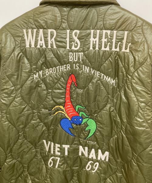CHALLENGER（チャレンジャー）CHALLENGER (チャレンジャー) ベトジャン / キルティングジャケット オリーブ サイズ:SIZE　Lの古着・服飾アイテム